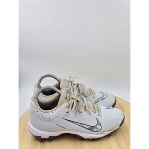 Nike Hyperdiamond 4 Keystone Softball Cleats Women's Wolf Grey FZ0920-00 Sz 7.5